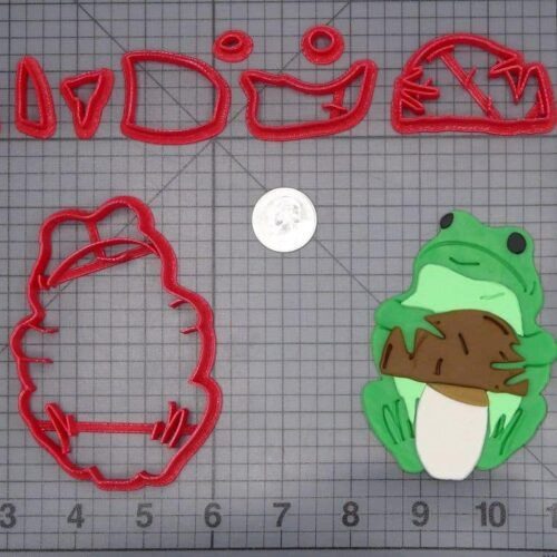 Frog Mushroom 266-I331 Cookie Cutter Set