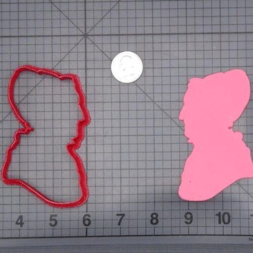 Grandma Head 266-I410 Cookie Cutter Silhouette