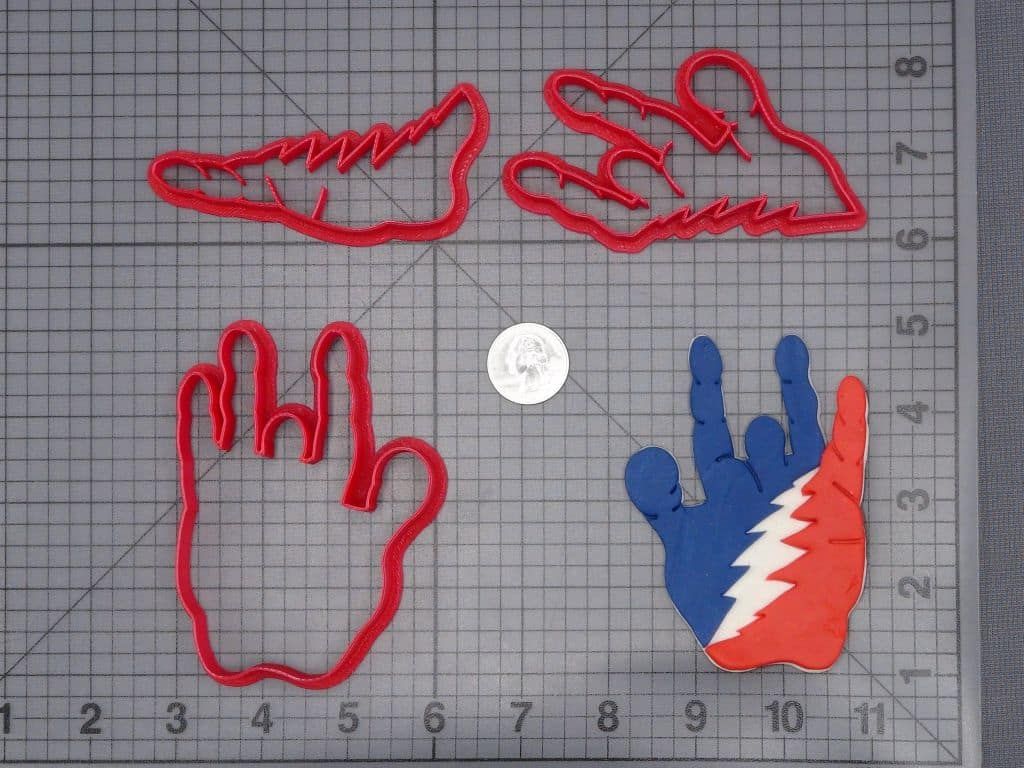 Grateful Dead Hand Logo 266-I385 Cookie Cutter Set
