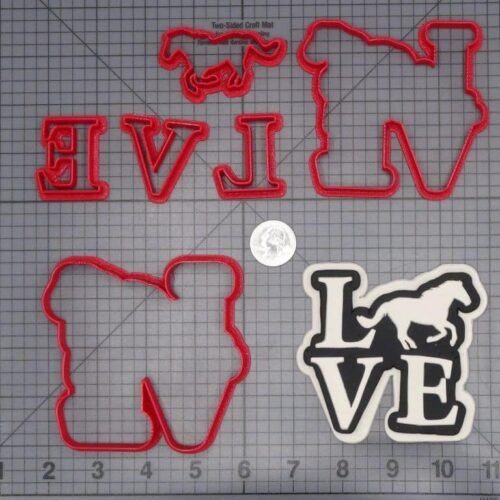 Horse Love 266-I335 Cookie Cutter Set