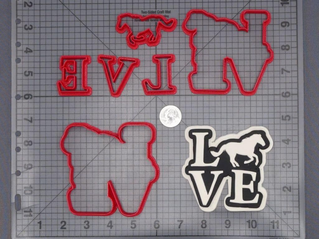Horse Love 266-I335 Cookie Cutter Set