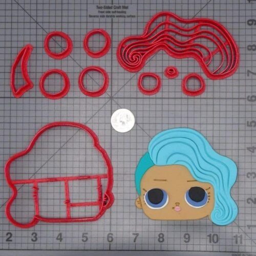 LOL Surprise Dolls - Splash Queen Head 266-I300 Cookie Cutter Set