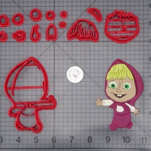 Masha and the Bear - Masha Body 266-I526 Cookie Cutter Set