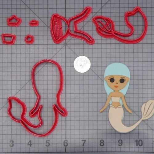 Mermaid Body 266-H923 Cookie Cutter Set