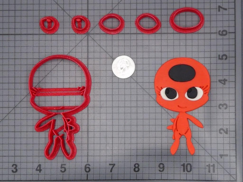 Miraculous - Tikki Body 266-I353 Cookie Cutter Set