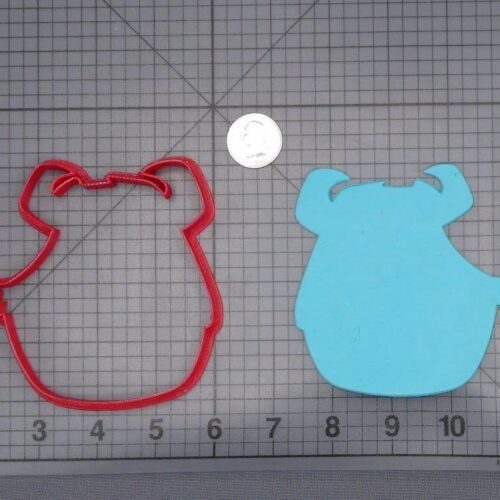 Monsters Inc - Sulley Head 266-I381 Cookie Cutter Silhouette