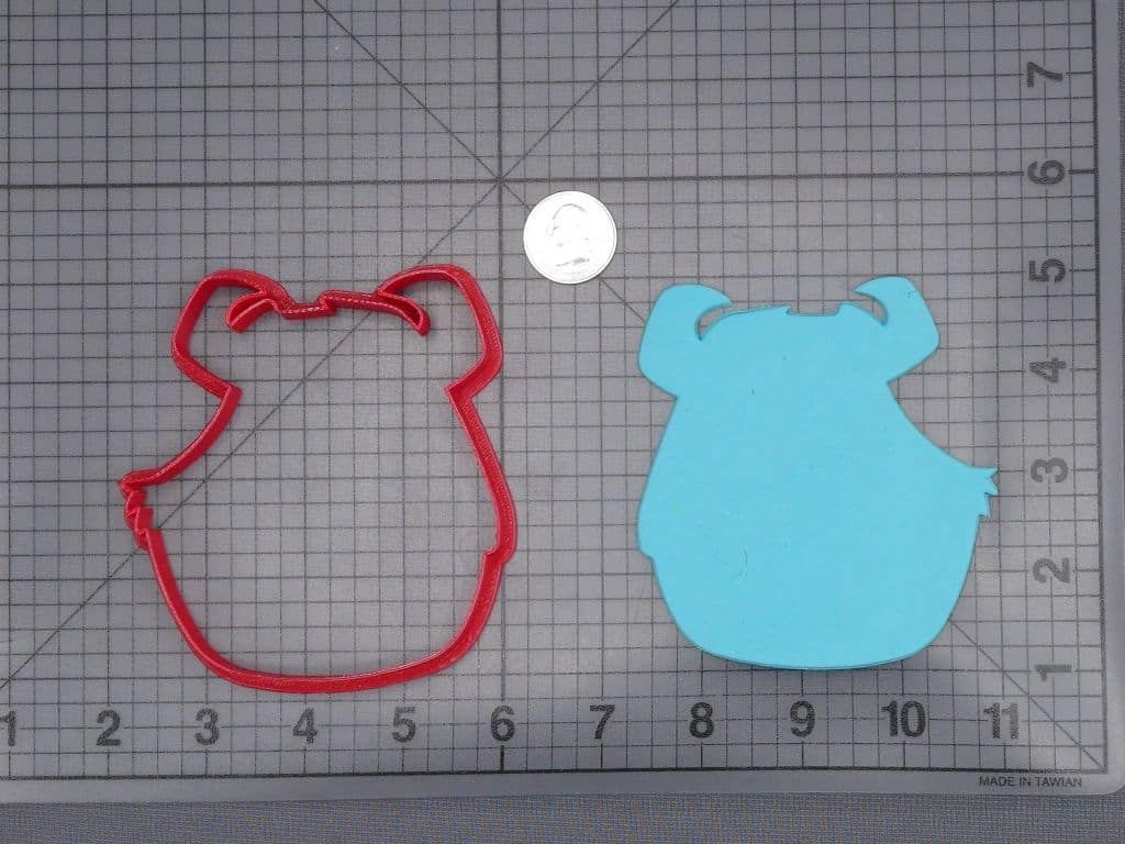 Monsters Inc - Sulley Head 266-I381 Cookie Cutter Silhouette