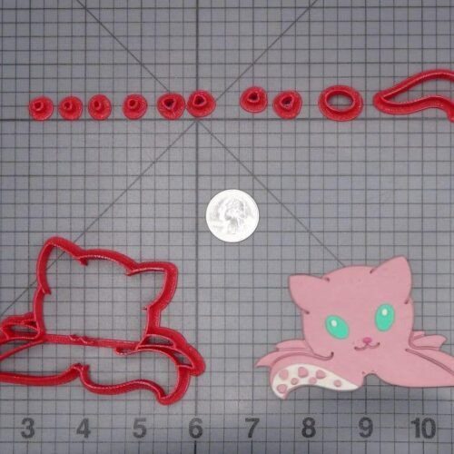 Octopus Cat 266-I227 Cookie Cutter Set