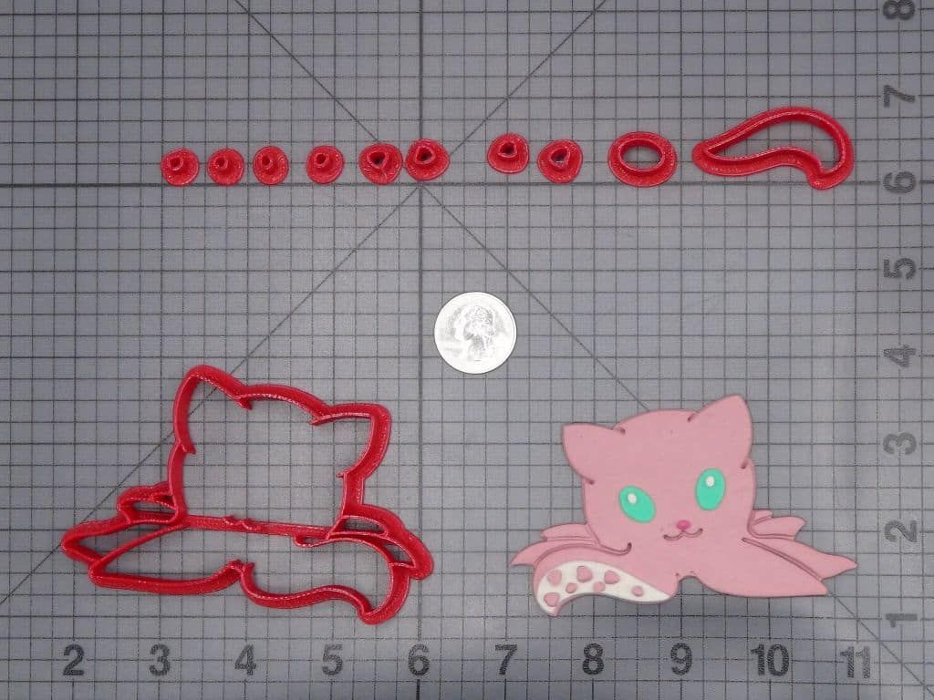 Octopus Cat 266-I227 Cookie Cutter Set