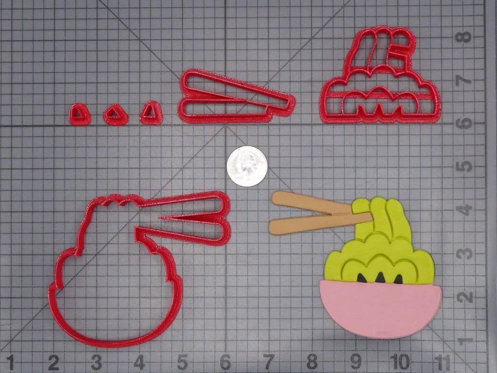 Ramen 266-I064 Cookie Cutter Set