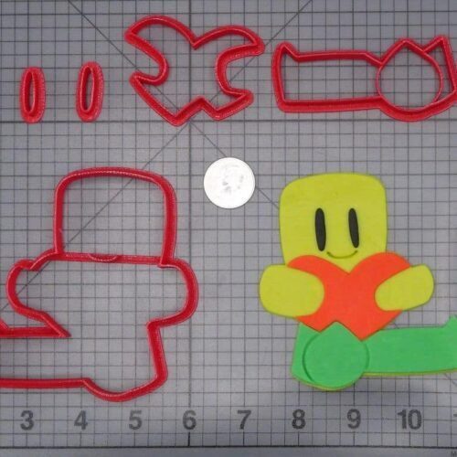 Roblox with Heart 266-I466 Cookie Cutter Set