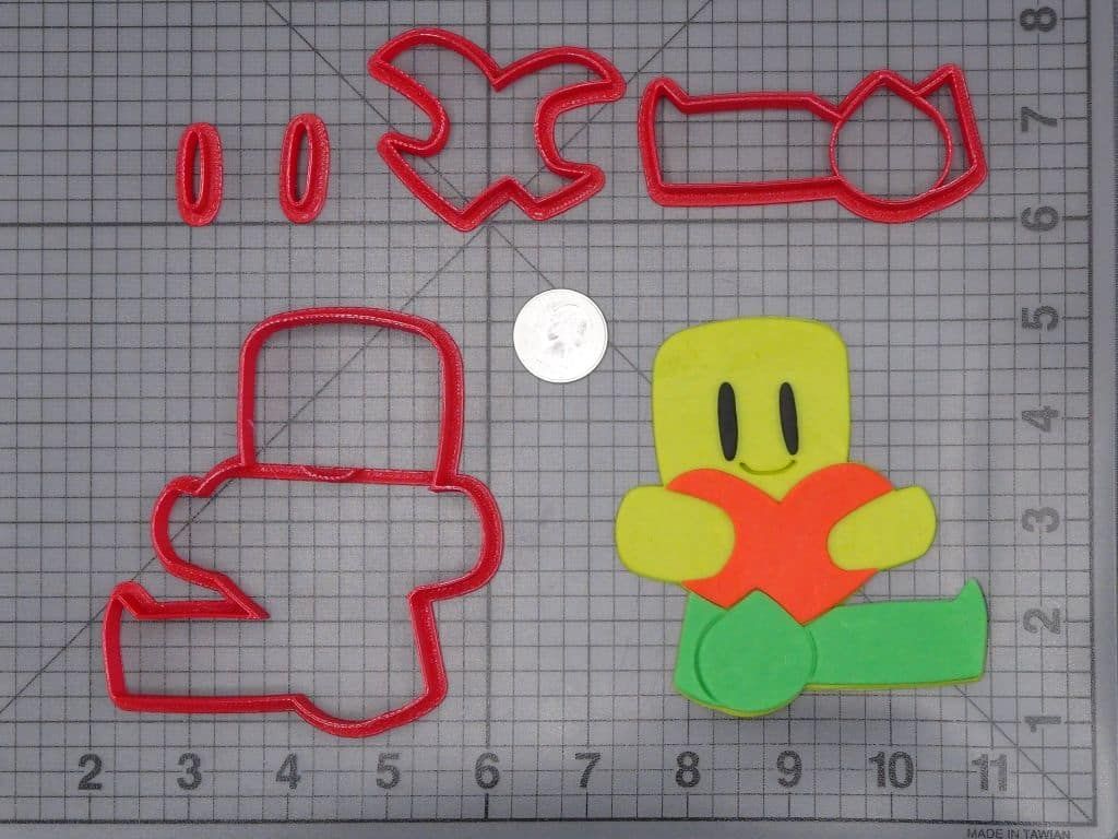 Roblox with Heart 266-I466 Cookie Cutter Set