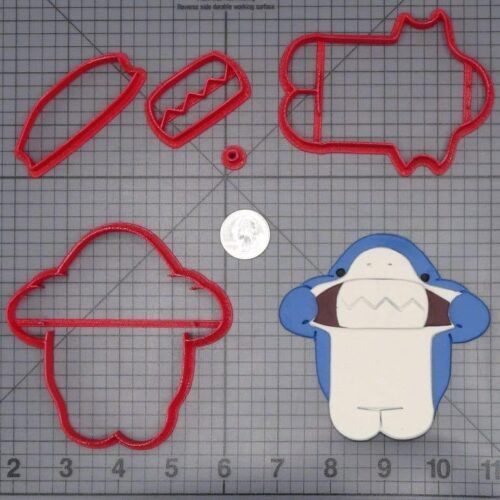 SAMEZU - Hojiro Shark 266-I223 Cookie Cutter Set