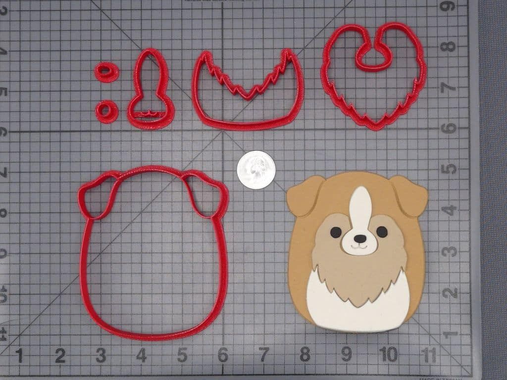 Squishmallow - Andres Dog 266-I453 Cookie Cutter Set