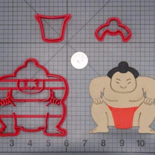 Sumo Wrestler 266-I328 Cookie Cutter Set