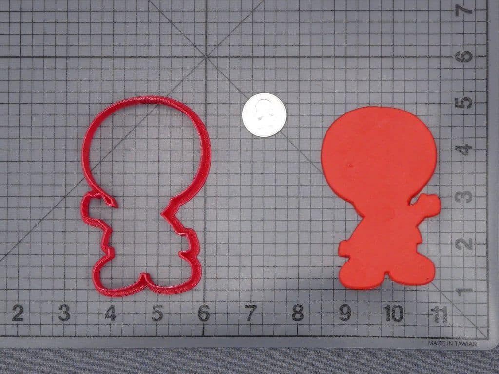Super Mario - Toad Body 266-I309 Cookie Cutter Silhouette