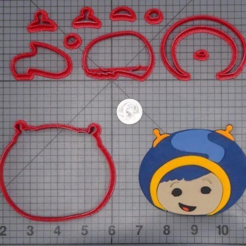 Team Umizoomi - Geo Head 266-I455 Cookie Cutter Set