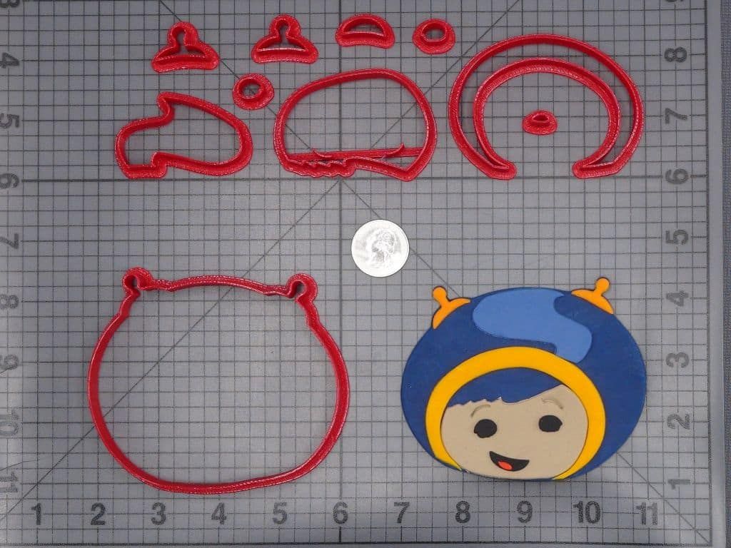 Team Umizoomi - Geo Head 266-I455 Cookie Cutter Set