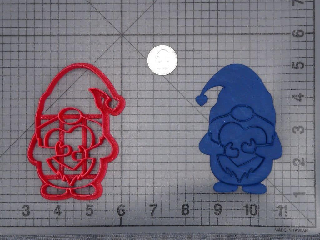Valentines Day - Gnome with Heart 266-I412 Cookie Cutter
