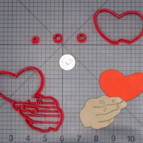 Valentines Day - Heart in Hand 266-I250 Cookie Cutter Set