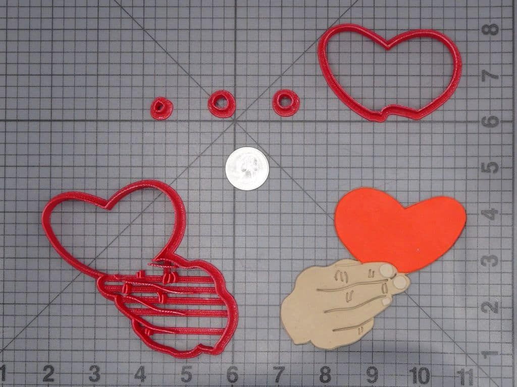 Valentines Day - Heart in Hand 266-I250 Cookie Cutter Set