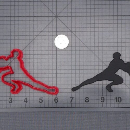 Volleyball Player 266-I238 Cookie Cutter Silhouette