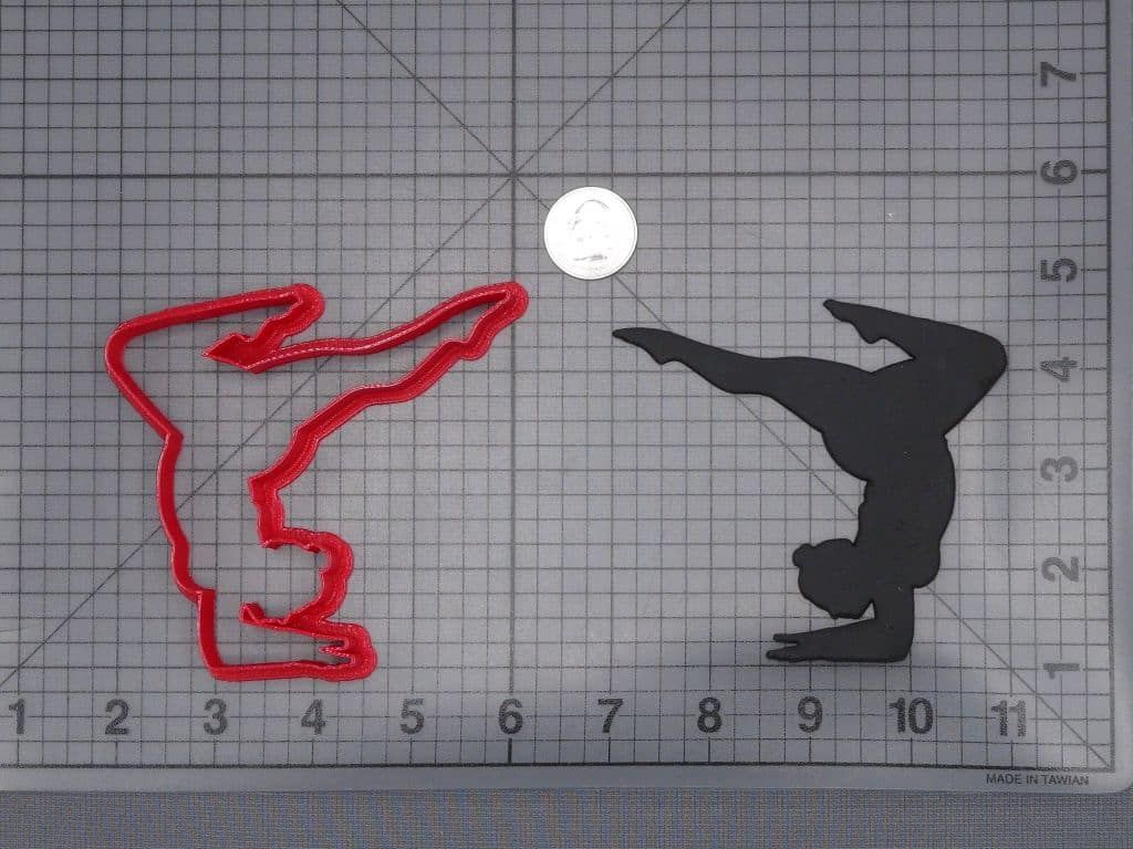 Yoga Pose 266-I375 Cookie Cutter Silhouette