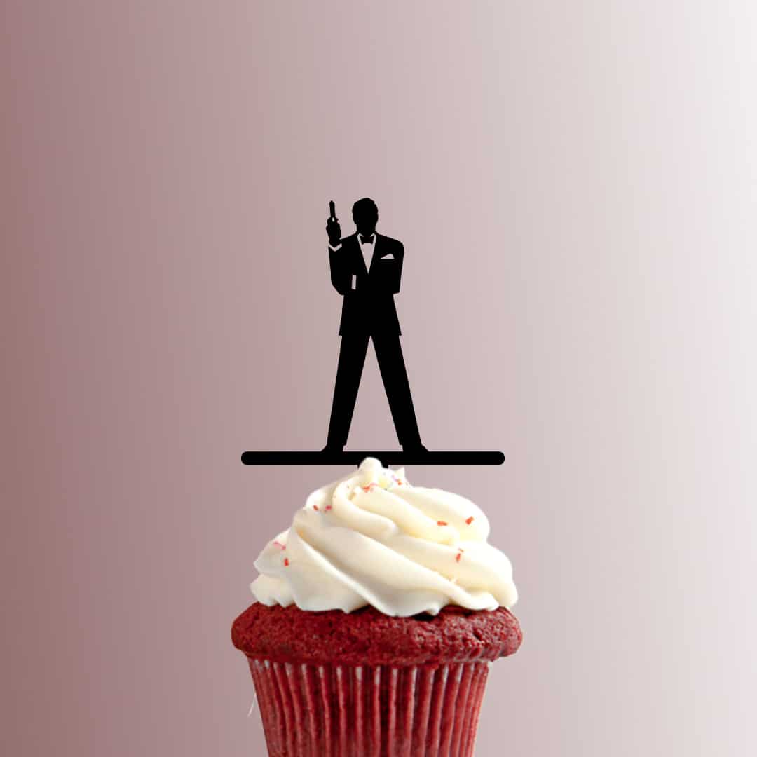 007 - James Bond Body 228-631 Cupcake Topper