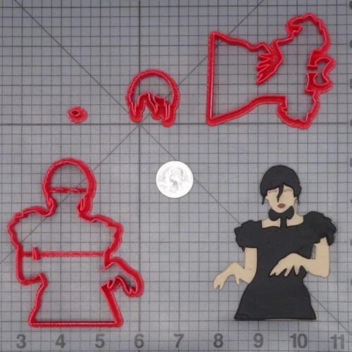 Addams Family - Wednesday Dance 266-I710 Cookie Cutter Set
