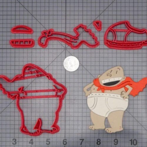 Captain Underpants Body 266-I523 Cookie Cutter Set