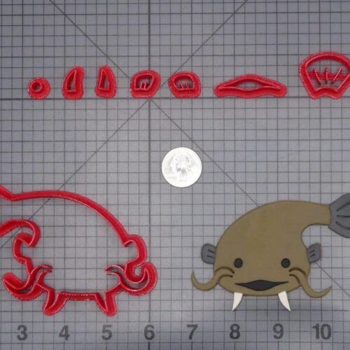 Catfish Fish 266-I396 Cookie Cutter Set