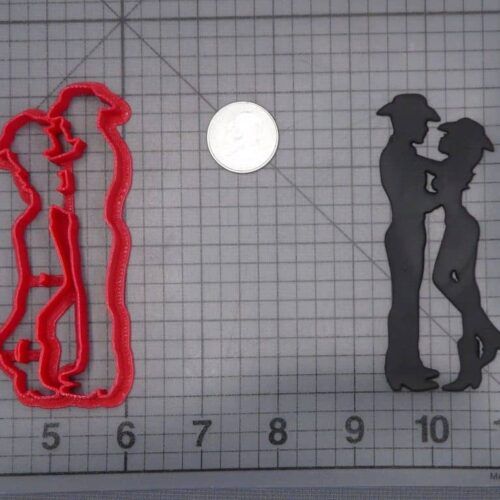 Cowboy and Cowgirl Couple 266-I408 Cookie Cutter
