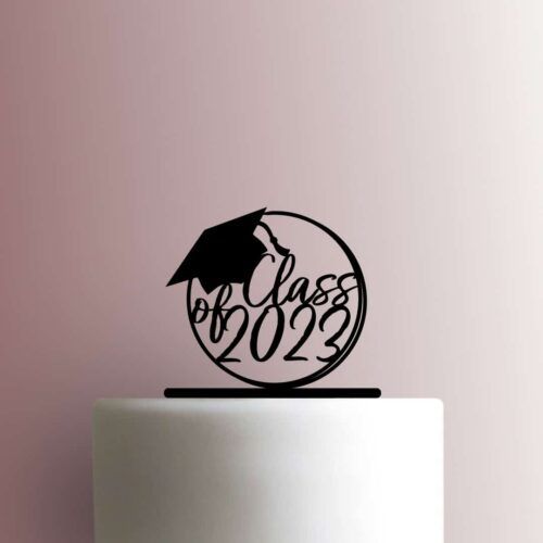Custom Graduation Cap Class of Year 225-B477 Cake Topper