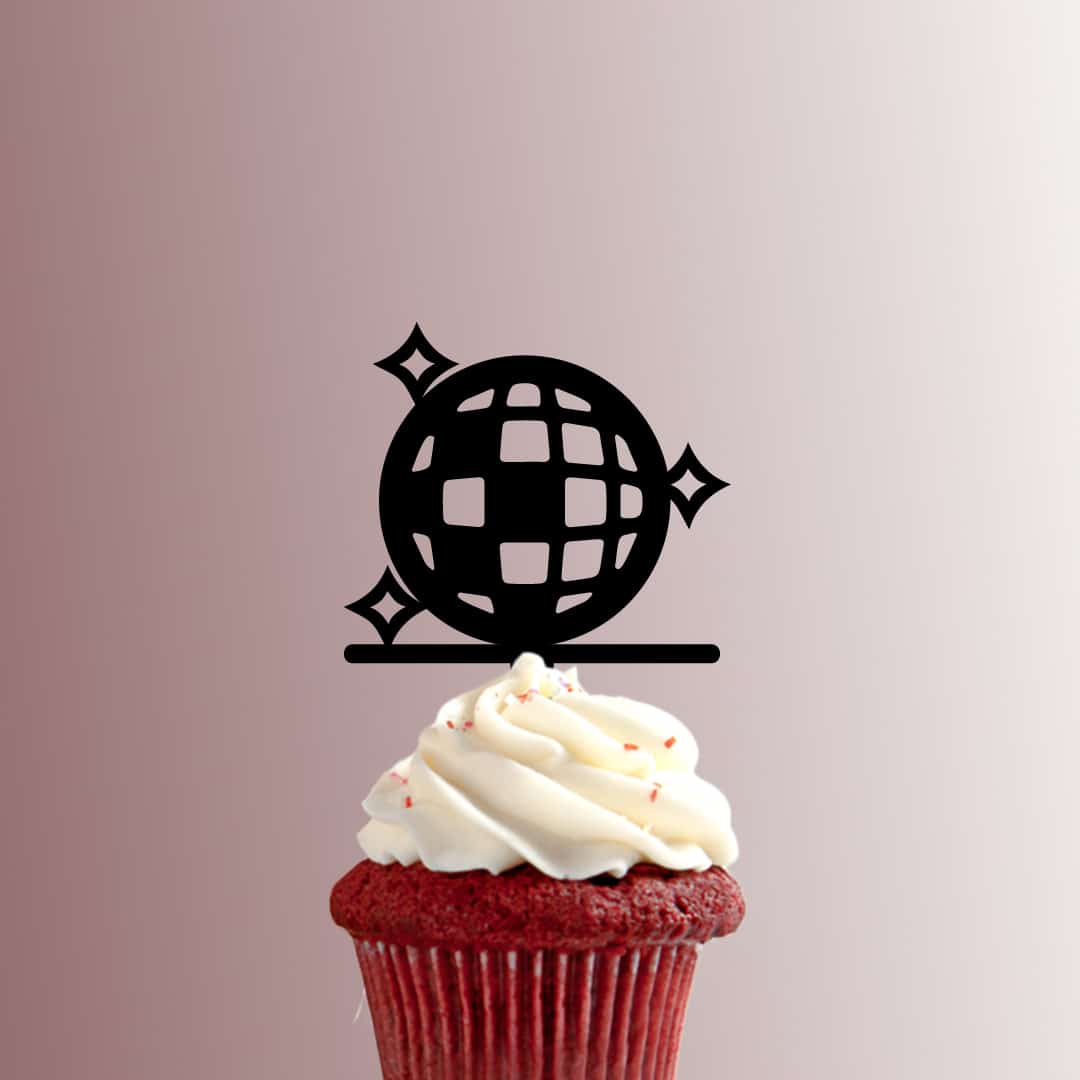 Disco Ball 228-625 Cupcake Topper