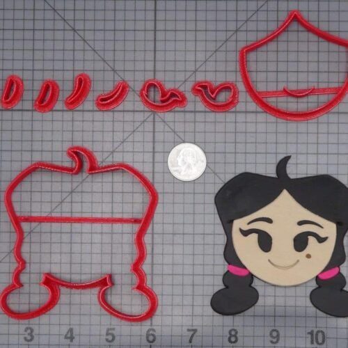 Disney Emoji - The Proud Family - Penny Head 266-I296 Cookie Cutter Set