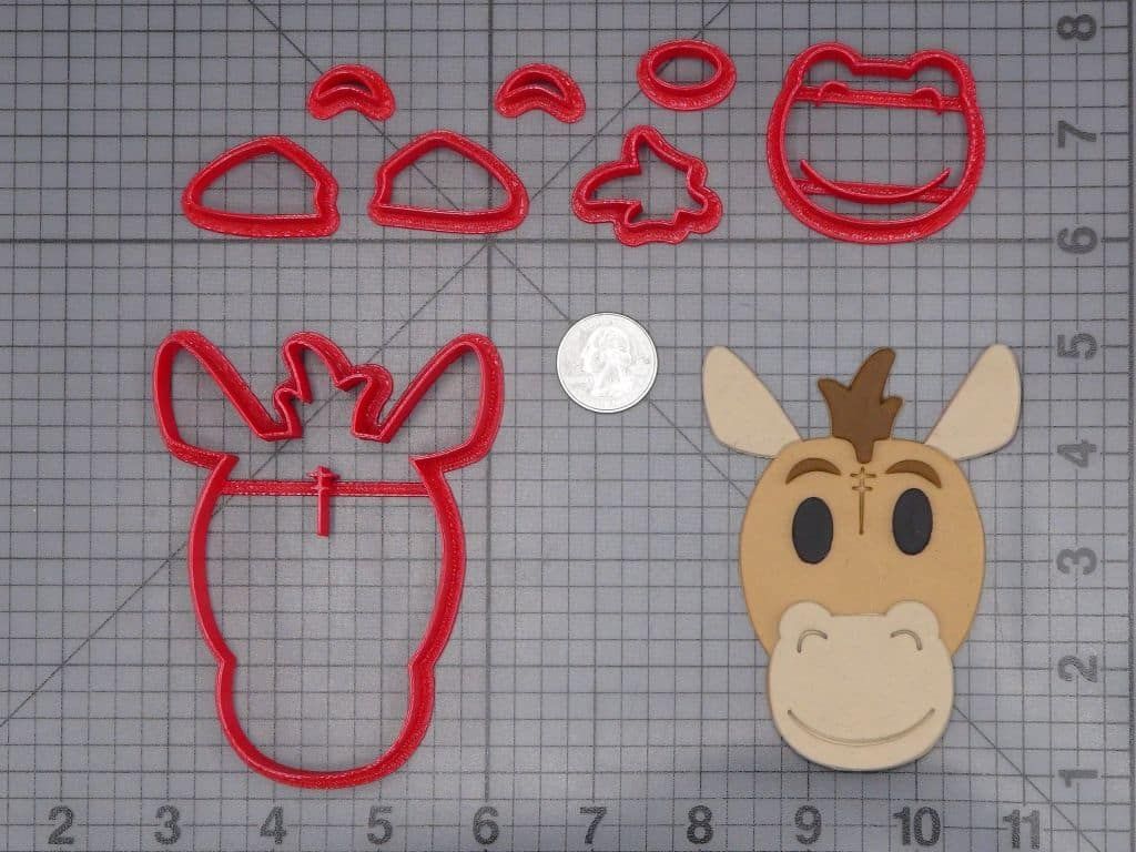 Disney Emoji - Toy Story - Bullseye Head 266-I302 Cookie Cutter Set