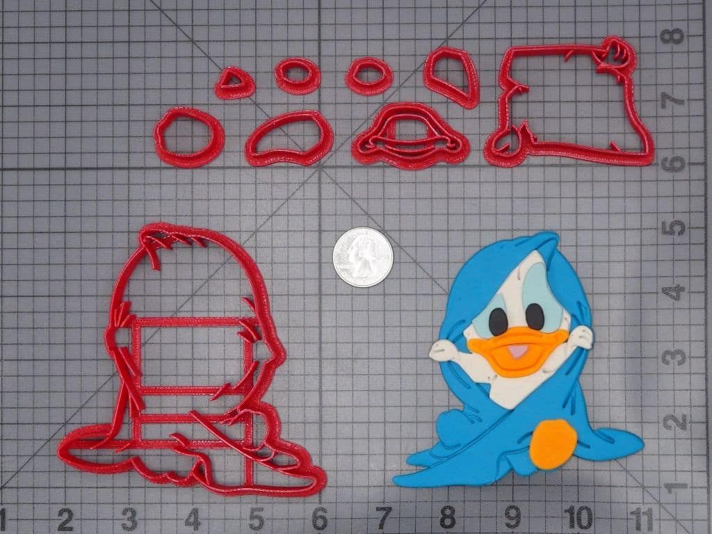 Donald Duck Baby in Towel 266-I420 Cookie Cutter Set