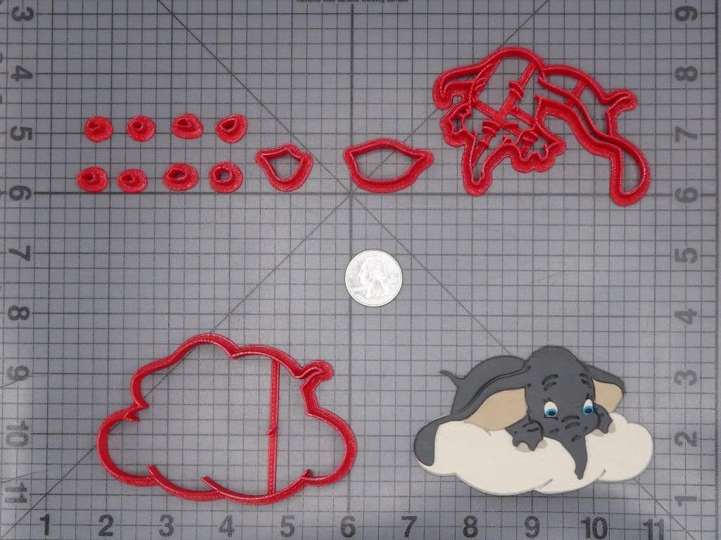 Dumbo on Cloud 266-I046 Cookie Cutter Set