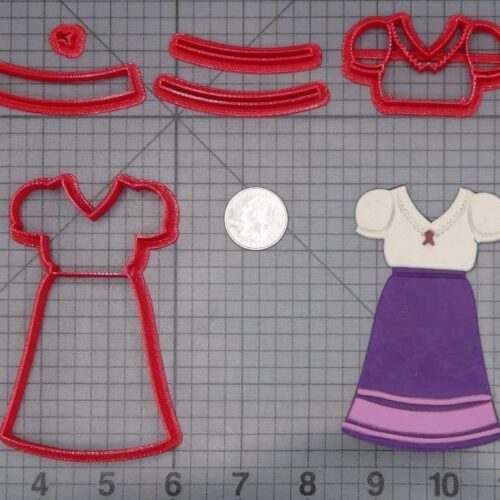 Encanto - Luisa Dress 266-I393 Cookie Cutter Set