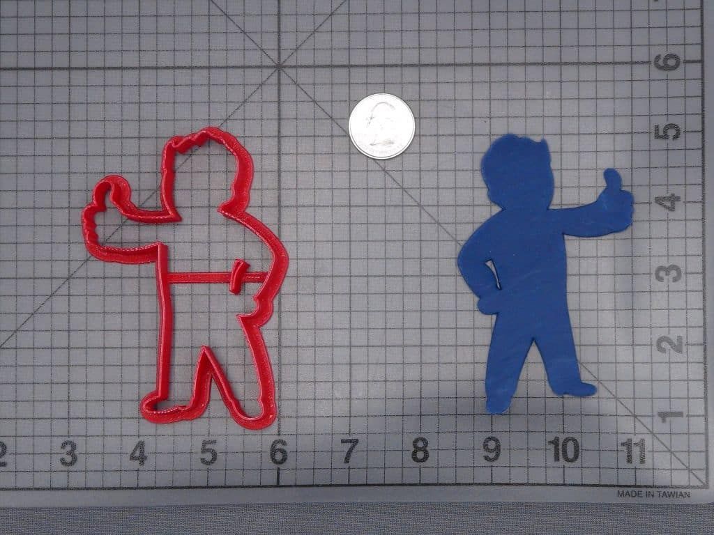 Fallout - Vault Boy Body 266-I555 Cookie Cutter