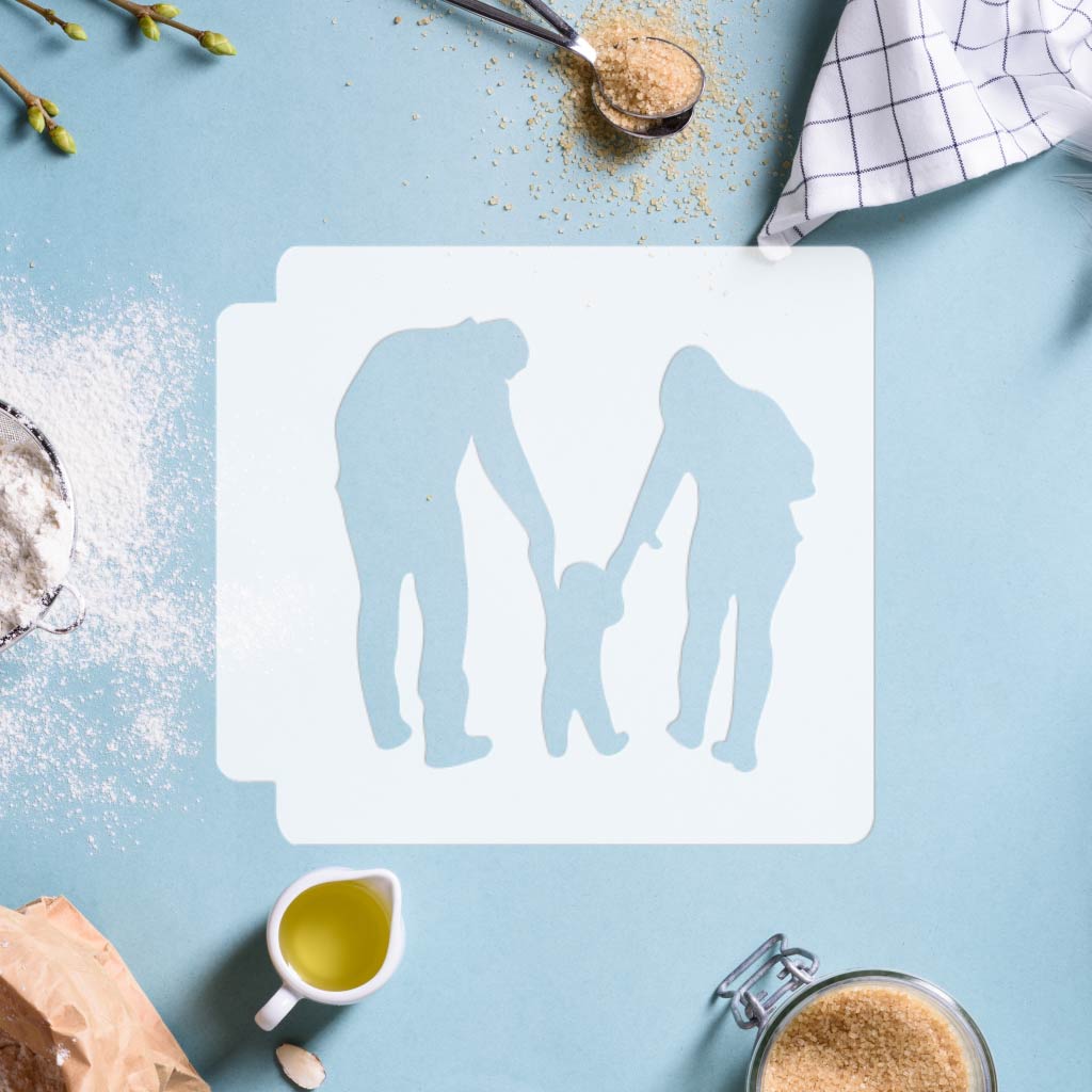 Family 783-H439 Stencil Silhouette