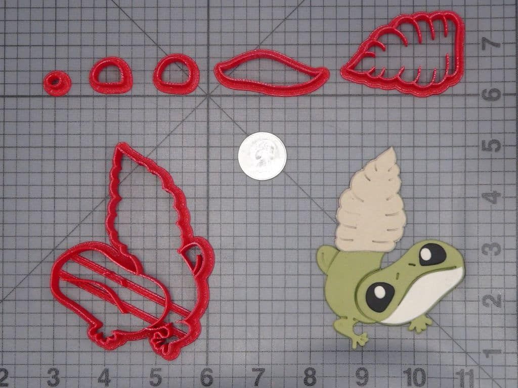 Fat Tailed Gecko Lizard Body 266-I364 Cookie Cutter Set