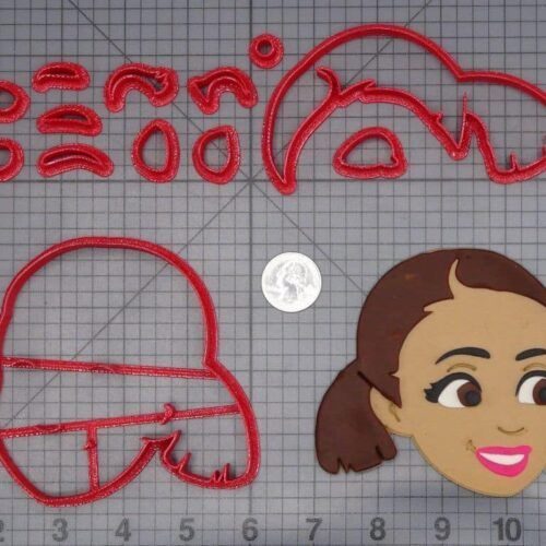 Gracies Corner - Mom Head 266-I700 Cookie Cutter Set
