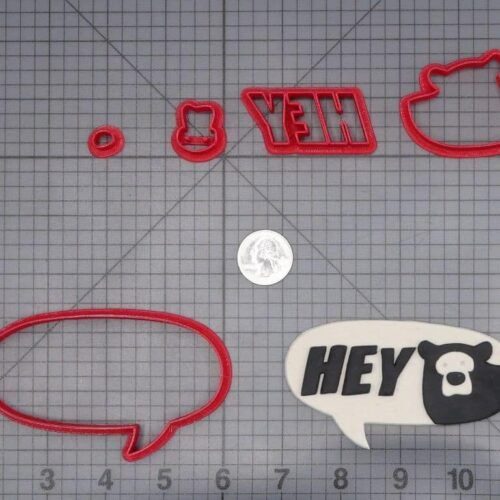 Hey Bear Sensory Logo 266-I708 Cookie Cutter Set