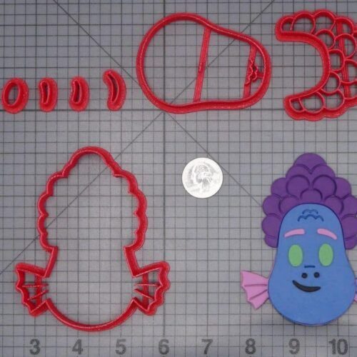 Luca - Alberto Sea Monster Head 266-I299 Cookie Cutter Set