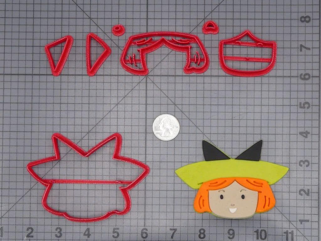 Madeline Head 266-I424 Cookie Cutter Set