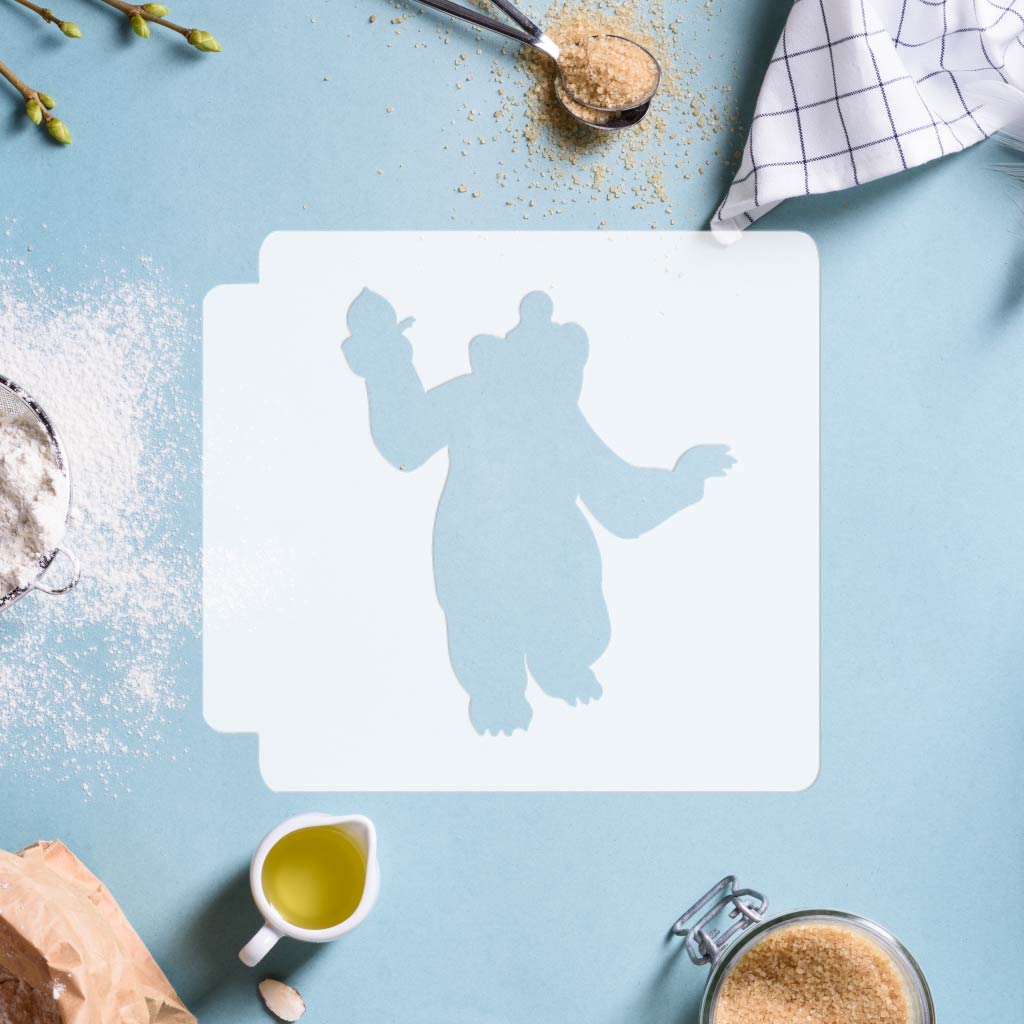 Masha and the Bear 783-H333 Stencil