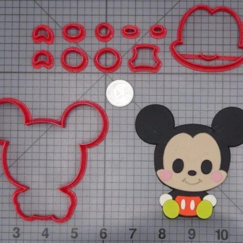 Mickey Mouse Body 266-I459 Cookie Cutter Set