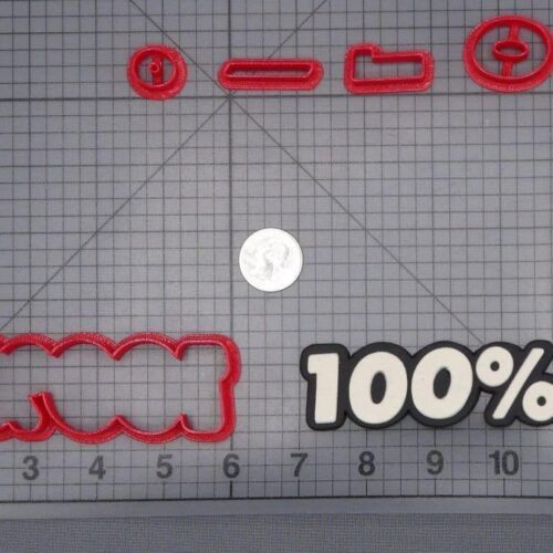 One Hundred Percent 266-I401 Cookie Cutter Set