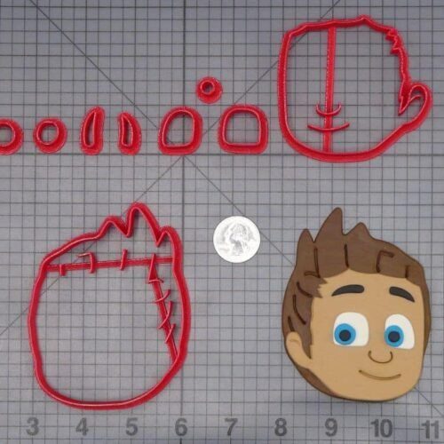PJ Masks - Connor Head 266-I667 Cookie Cutter Set